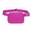 Bolso Lulu del mismo estilo en stock, riñonera antisalpicaduras, riñonera deportiva de nailon para correr, riñonera para teléfono móvil para hombres y mujeres.