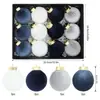 Produto Novo Transfronteiriço, Bola de Natal Envolva em Tecido Fino, Conjunto Criativo de Bolas de Pelúcia, Pingente de Atmosfera para Decoração de Natal