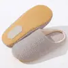 Pantuflas otoño e invierno japonesas punta abierta lavables a máquina suela de tela silenciosa pantuflas silenciosas para mujer suela suave para el hogar interior pantuflas de algodón