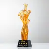 Excelente Nuevo Llegado Premio Honorífico Estrella Vidrio Antiguo Cristal Trofeo Reunión Anual de la Empresa Medalla al Empleado Destacado