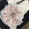 Novo Estilo Coreano Super Fada Renda Floral Prendedor de Cabelo Estilo Pastoral Retro Doce Bola de Rabo de Cavalo Acessórios de Cabelo para Mulheres