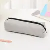 Estilo Simple de Nicho Color Puro Bolsa para Lápices Portátil Multicolores Estilo Ins Gran Capacidad Bolsa para Papelería Fresca y Duradera Bolsa para Lápices