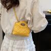 Bordado Lingge Nuevo Estilo Estilo Chanel Bolso de Mujer de Mano Cadena Bolso de Hombro Nicho de Alta Gama Retro Bolso Cruzado para Niños