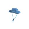 Sombrero de Pescador Azul Denim Negro Japonés para Hombres y Mujeres, Versátil, Retro, Lavado, Ala Ancha, Bordes Enrollados, Primavera y Otoño, Sombrero para Montañismo al Aire Libre