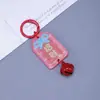 Llavero de Acrílico Doble Cara con Mensaje de Bendición Creativo Hecho a Mano DIY Llavero Bolsa Resina Texto Colgante Creativo