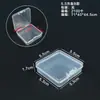 Caja Pequeña de Plástico Transparente Caja para Empaquetar Pastillas Caja para Guardar Joyería de Cuentas de Arroz DIY Caja Organizadora de Tornillos para Ferretería