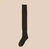 Calcetines de Invierno Gruesos y Cálidos de Felpa para Mujer Hasta la Rodilla, Calcetines Largos JK, Calcetines de Punto Grueso de Color Sólido Adelgazantes para Mujer Hasta la Rodilla Venta al por Mayor Zhuji