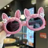 Gafas de Sol Cuadros Pequeña Princesa 2026 Flor Súper Lindas Conejito Pequeño Gafas de Sol Polarizadas para Niños Protector Solar Silicona Gafas Lindas