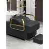 Venta Directa de Fábrica Cama de Champú Cerámica para Barbería Cama de Enjuague Semi-reclinable Cama para Salón de Peluquería Cama de Champú Estilo Celebridad de Internet
