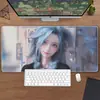 Mouse Pad para Jogo de E-Sports Lol Jinx Extra Grande Borda Espessada com Trava Proteção para o Pulso Pad para Mesa de Computador Pad para Teclado