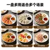 Directo del fabricante: plato para dumplings dividido, tazón pequeño, plato integrado madre e hijo, platito para salsa, fuente, plato redondo para dumplings