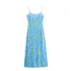 Bestseller Transfronterizo de AliExpress Primavera 2026 Nuevo Vestido de Malla de Seda Estampado de Moda para Mujer 5039268