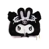 Bolsa de Cosméticos de Pelúcia Nova da Kuromi Desenho Animado Bolsa de Higiene Pessoal Portátil para Viagem Bolsa de Armazenamento Multifuncional de Grande Capacidade