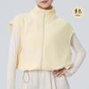 Roupas de Yoga para Mulheres no Outono e Inverno Jaquetas Fitness, Coletes à Prova de Frio e Quentes, Tops para Esportes de Dança, Coletes Cardigan de Lã Polar