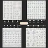 Combinación Transfronteriza Diamante Facial Láser Diamante de Colores Pegatinas Faciales Pegatinas de Diamante para Arrancar Ojos Pegatinas para Cejas Estrellas y Luna Accesorios para Uñas
