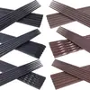 Palillos de Hotel Estilo Japonés al por Mayor Aleación Antideslizantes Resistentes al Moho Resistentes a Altas Temperaturas Alambre Retorcido Punta Afilada Juego de 10 Pares Palillos de Vajilla
