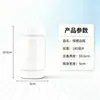 Botella redonda de plástico PE blanca de 125ml180ml para productos de cuidado de la salud, cápsulas, tabletas, con tapa de rosca y diseño a prueba de fugas