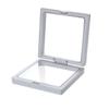 Caja de Suspensión de PE al por Mayor Caja de Embalaje para Joyería Caja Transparente Caja de Almacenamiento de Película de PE Exhibidor de Anillos Caja para Polvo