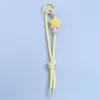 Cordão de contas de estrela para bonecas, mochilas, garrafas de água, alça anti-perda, cordão de contas, pingente de chave de carro