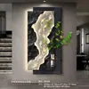 Pintura Decorativa de Entrada para Plantas Verdes Hidropónicas Pasillo de Nueve Peces con Luz Pintura Colgante Tridimensional Versión Vertical Pintura de Luz Luminosa Venta al por Mayor Oem