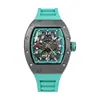 En Stock Al Por Mayor Acero Inoxidable Hueco Luminoso Impermeable Reloj Mecánico para Hombre Deportivo Creativo Estilo Richard para Hombres