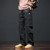 Pantalones Casuales para Hombre Otoño Sueltos Deportivos Ropa de Trabajo Pantalones Marca de Moda Estilo Americano Pierna Recta Pantalones Haren Pantalones Rectos