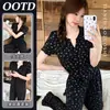 Nuevos pijamas de seda helada acanalados con dibujos para mujer de primavera y verano, con manga corta y pantalón largo, corte holgado y estilo moderno y dulce.