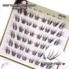 [6 Filas Sin Pegamento] Zorro Salvaje Natural Desordenadas Artificiales Alargadas Forma de Ojo Segmentadas Frescas Pestañas Postizas