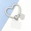 Pulsera popular transfronteriza para evitar la pérdida del teléfono móvil, pulsera de silicona, cordón para teléfono móvil, llavero colgante en forma de corazón, pulsera anti-pérdida