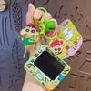 Chaveiro Pingente Autêntico Desenho Animado Shin-Chan Super-Homem Dinâmico Carro Chaveiro Boneca Fofa para Bolsa Decoração