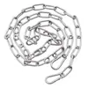 Cadena de tendedero de acero inoxidable 304, Tendedero sin taladro para ventana de balcón, Accesorios para cuerda de secado de ropa