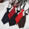 Gravatas Jk Sem Nó para Meninos e Meninas, Cor Sólida Fofas Acessórios para Camisa de Estudante, Gravatas Preguiçosas, Atacado de Fábrica em Estoque