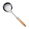 Spot Wholesale Espátula de Acero Inoxidable Espátula de Cocina Juego de Utensilios de Cocina de 6 Piezas Cuchara para Sopa Colador Espátula de Cocina Juego Completo