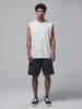2025 Transfronterizo para Hombre Hombro Ancho Chaleco sin Mangas para Hombre Color Sólido Simple Suelto Talla Europea y Americana Camiseta Nuevo