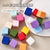 Ferramentas de unha bloco de tofu esponja degradê pode ser usado Cola de patches borrões de unha blush branco quadrado pequeno caneta de arranhar