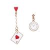 [Colección Roja] Pendientes rojos cálidos de moda estilo coreano simples versátiles pendientes largos de bola de pelo tela cristal
