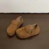 Zapatos Birkenstock para mujer con suela plana, tacón oculto, hebilla de cuero, nuevos para primavera y otoño 2026, estilo perezoso, slip-on, para exteriores, gamuza, de boca profunda
