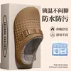 Chinelos de Algodão Birkenstock Impermeáveis Femininos 2026 Novo Estilo Outono/Inverno Sola Grossa Com Veludo Quente Antiderrapante Sola Macia Chinelos de Algodão para Exterior