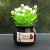 Enfeites de carro flor artificial auspiciosa decoração de carro de frutas planta carro criativo em vaso perfume aromaterapia acessórios