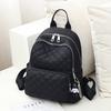 Nueva moda tela Oxford bordado ligero mochila celebridad de Internet mismo estilo bolsa de estudiante rombo bolsa de mujer venta directa al por mayor