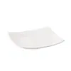 Plato de melamina de 6 pulgadas 14 pulgadas Plato lateral de plástico Plato triangular de melamina para pan plato para snacks de restaurante occidental