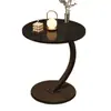 Mesa lateral de sofá em estilo creme, mesa de canto irregular moderna, pequena mesa de centro de luxo leve, mesinha pequena móvel nórdica moderna minimalista