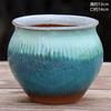 Vaso de Flores Carnudas de Cerâmica Grossa Grande Diâmetro Pilha Velha Mago tamanho pequeno Boca Redonda Respirável Vaso de Flores para Plantio Verde Interno Phalaenopsis