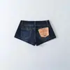Shorts Vaqueros de Cintura Baja con Dos Botones para Levantar Glúteos, Estilo Hot Girl Sexy, Moda Verano Nuevo, Ajuste Delgado, Casual, Hot Pants para Mujeres