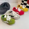 Zapatillas de entrenamiento Agande para niños, estilo coreano, con bloques de color, nuevas para otoño de 2026. Zapatillas deportivas ligeras para niños y niñas, estilo casual.