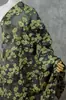 Nuevo Tejido Jacquard Floral Tridimensional en Relieve Estilo Chino con Hilo Dorado, Chaleco Cheongsam Vintage, Falda Media, Tejido Decorativo Teñido en Hilo
