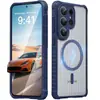 Novo produto adequado para capas de celular Samsung: Capa de celular estilo mala com listras verticais e padrão de energia para Samsung S25 S26