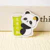 Broche de Panda de Acrílico de Dibujos Animados con Texto Insignia de Bendición para Examen de Admisión Universitaria Estudiante Accesorio DIY Regalo Pequeño Insignia Personalizada