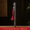 Tubo de Incienso Lacado de Sándalo Morado, Portainciensos Estilo Chino, Artesanía de Tubo de Incienso de Palo de Rosa Africano