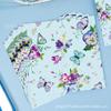 MM014-ZJ primavera mariposa flor fiesta vacaciones cuadrado tejido fiesta vacaciones vajilla fiesta una vez
